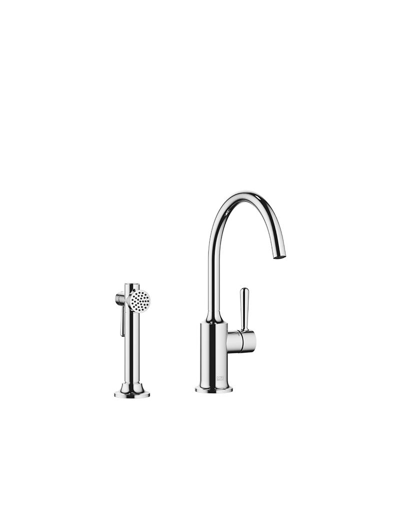 SCxsRWfi.png VAIA Single-lever mixer with rinsing spray set - Chrome - Görsel 1
