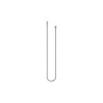 EDITION PRO Metal shower hose 1/2" x 3/8" x 1750 mm - Chrome