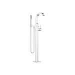 CYO Single-lever bath mixer with stand pipe for free-standing assembly with hand shower set - Chrome
