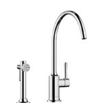 VAIA Single-lever mixer with rinsing spray set - Chrome
