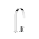 MEM Two-hole mixer with individual rosettes - Chrome
