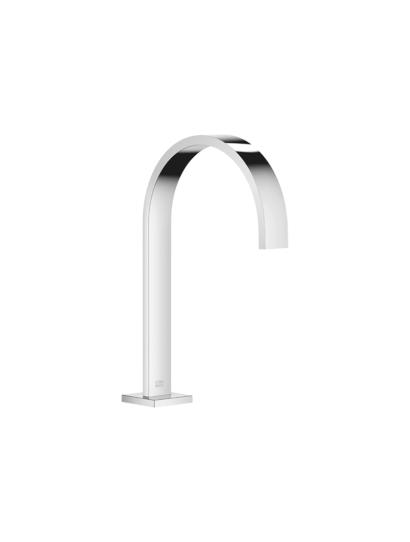 ZVfxcInJ.png MEM Deck-mounted basin spout with pop-up waste - Chrome - Görsel 1
