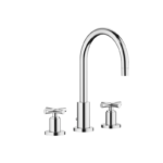 TARA Three-hole basin mixer with pop-up waste - Chrome