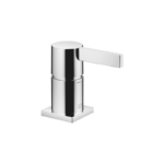 Single-lever bath mixer for bath rim or tile edge installation - Chrome
