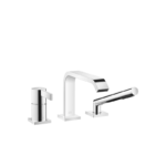 IMO Three-hole single-lever bath mixer for bath rim or tile edge installation - Chrome