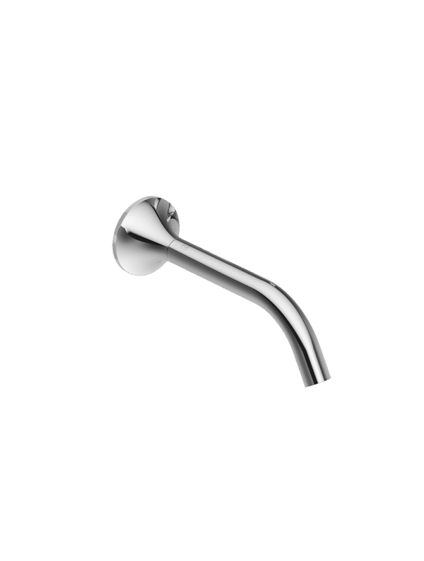VAIA Wall-mounted basin spout without pop-up waste - Chrome