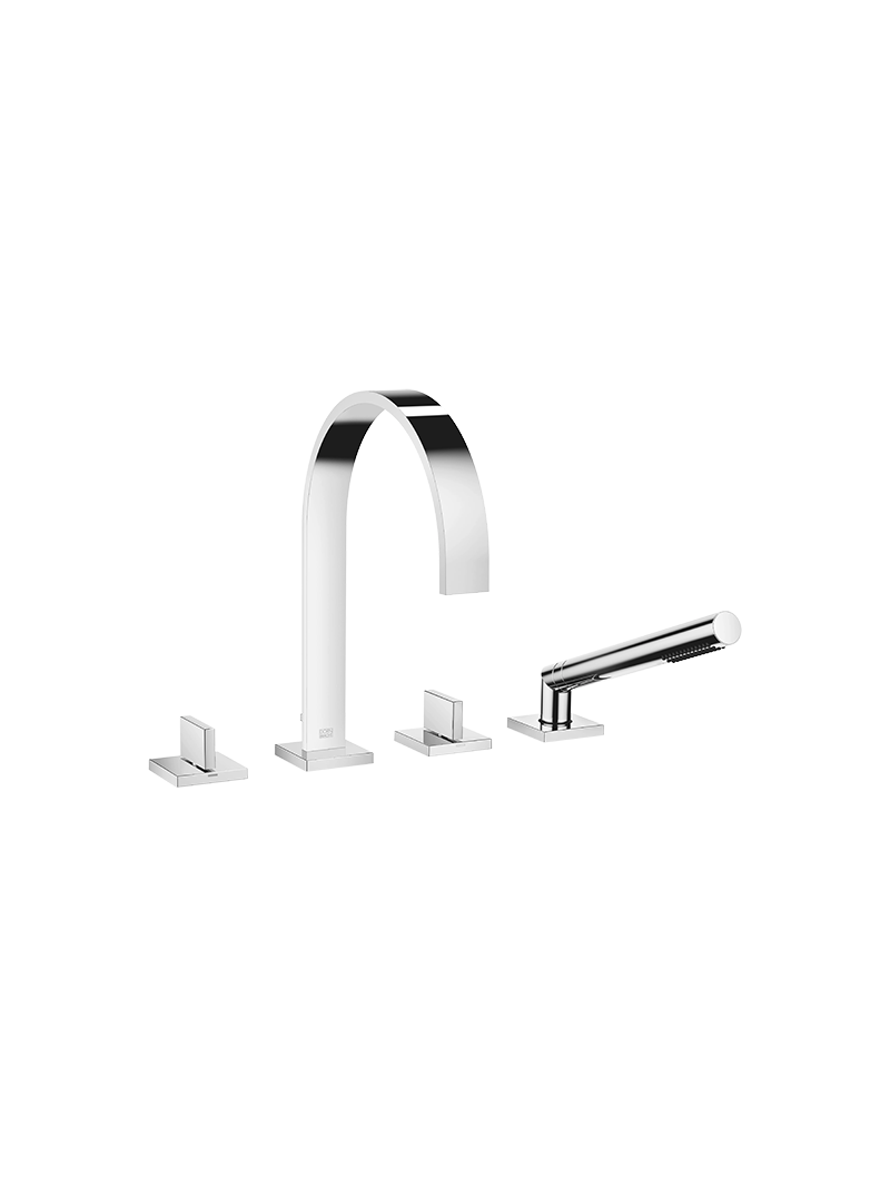 fr3CLy7b.png MEM Bath shower set for bath rim or tile edge installation - Chrome - Görsel 1