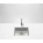 Single sink - Brushed Stainless Steel