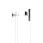 WATER TUBE Kneipp wall elbow with hose holder with individual rosettes FlowReduce - Chrome
