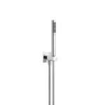 Hand shower set with integrated shower holder FlowReduce - Chrome