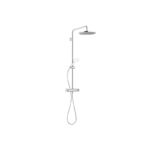 Showerpipe with shower thermostat without hand shower - Chrome