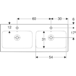 Geberit iCon ikili lavabo - Görsel 3
