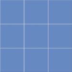 Azul medio mate - Seri Chroma - Mainzu seramik