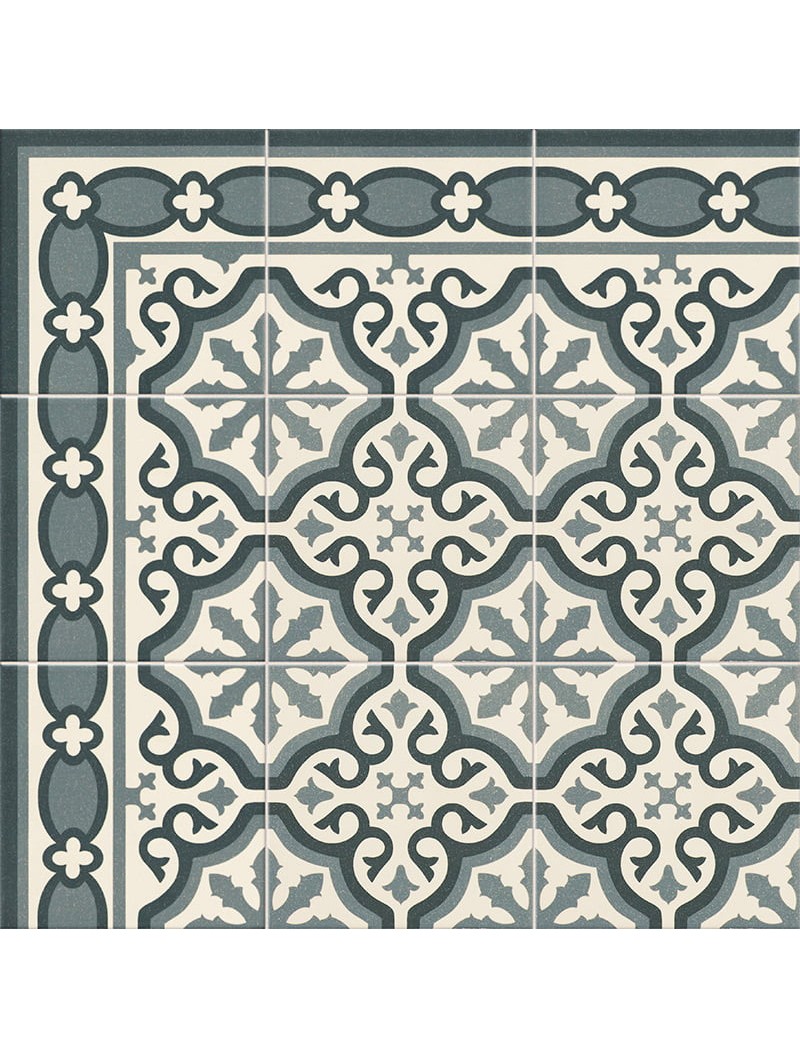 ESQUINA_FLORENTINE_BLUE_20x20.jpg Esquina florentine blu - Seri Florentine - Mainzu seramik - Görsel 1