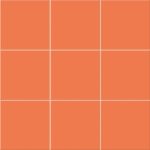 Naranja mate - Seri Chroma - Mainzu seramik