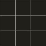 Negro mate - Seri Chroma - Mainzu seramik