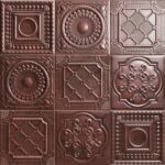 Relief cooper - Seri Metal tiles - Mainzu seramik
