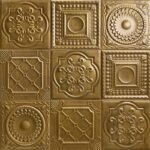 Relief gold - Seri Metal tiles - Mainzu seramik