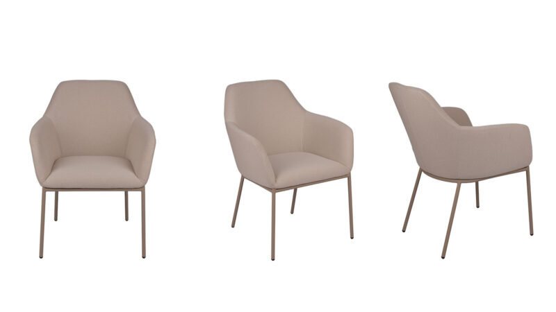 vesta metal chair - Görsel 3