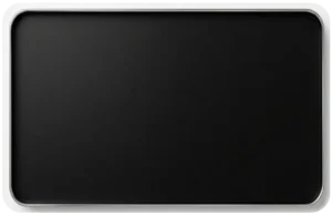 BLACK PAINTED GLASS