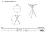 lily low table - Görsel 4