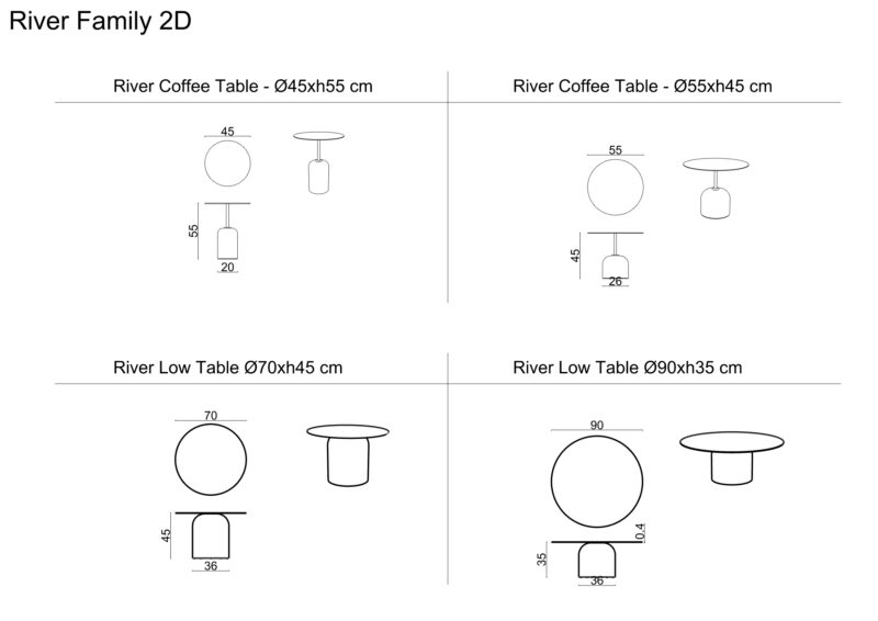 river coffee table - Görsel 3