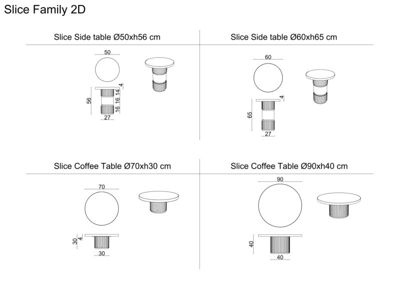 slice side table - Görsel 3