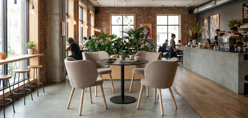 birim wood chair - Görsel 2