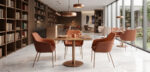 vesta metal chair - Görsel 2