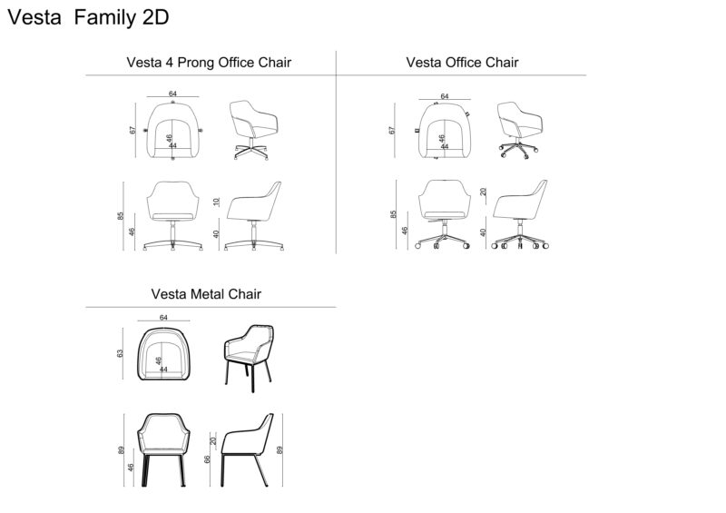 vesta 4 prong office - Görsel 4